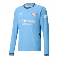 Maglia Calcio Manchester City Prima Divisa 2024-25 Manica Lunga